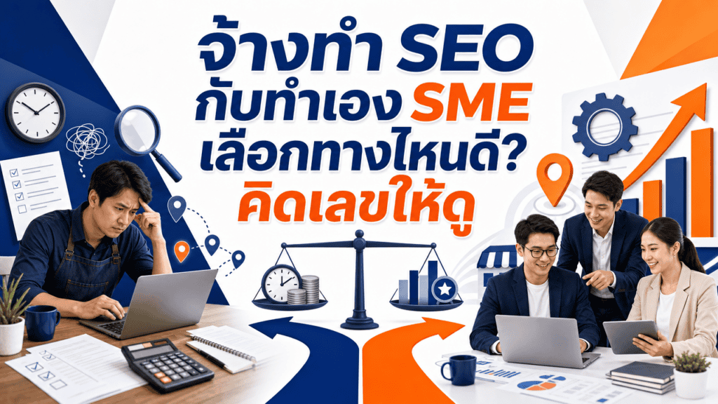 เปรียบเทียบจ้างทำ seo กับทำเองสำหรับ SME