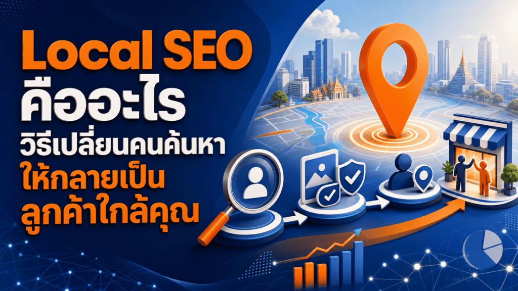 Local SEO คืออะไร วิธีเปลี่ยนคนค้นหาให้กลายเป็นลูกค้าใกล้คุณ