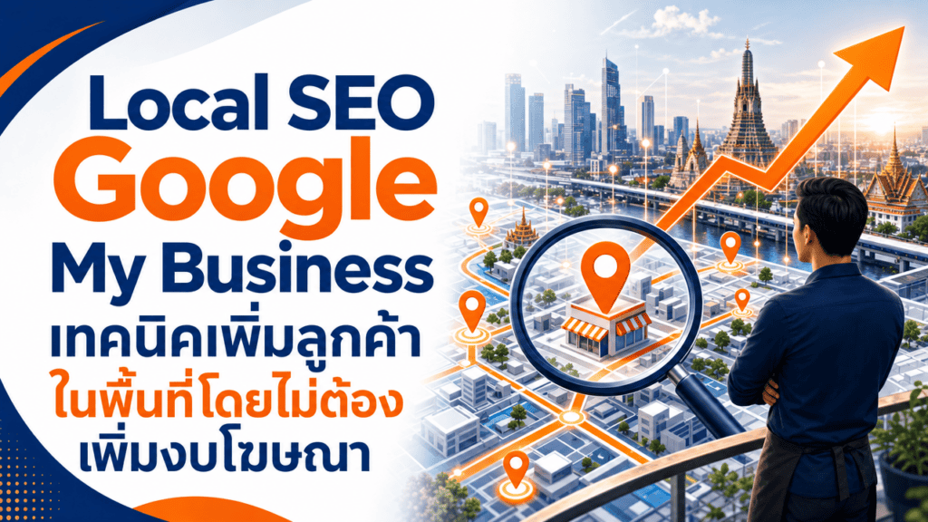 Local SEO Google My Business เทคนิคเพิ่มลูกค้าในพื้นที่โดยไม่ต้องเพิ่มงบโฆษณา