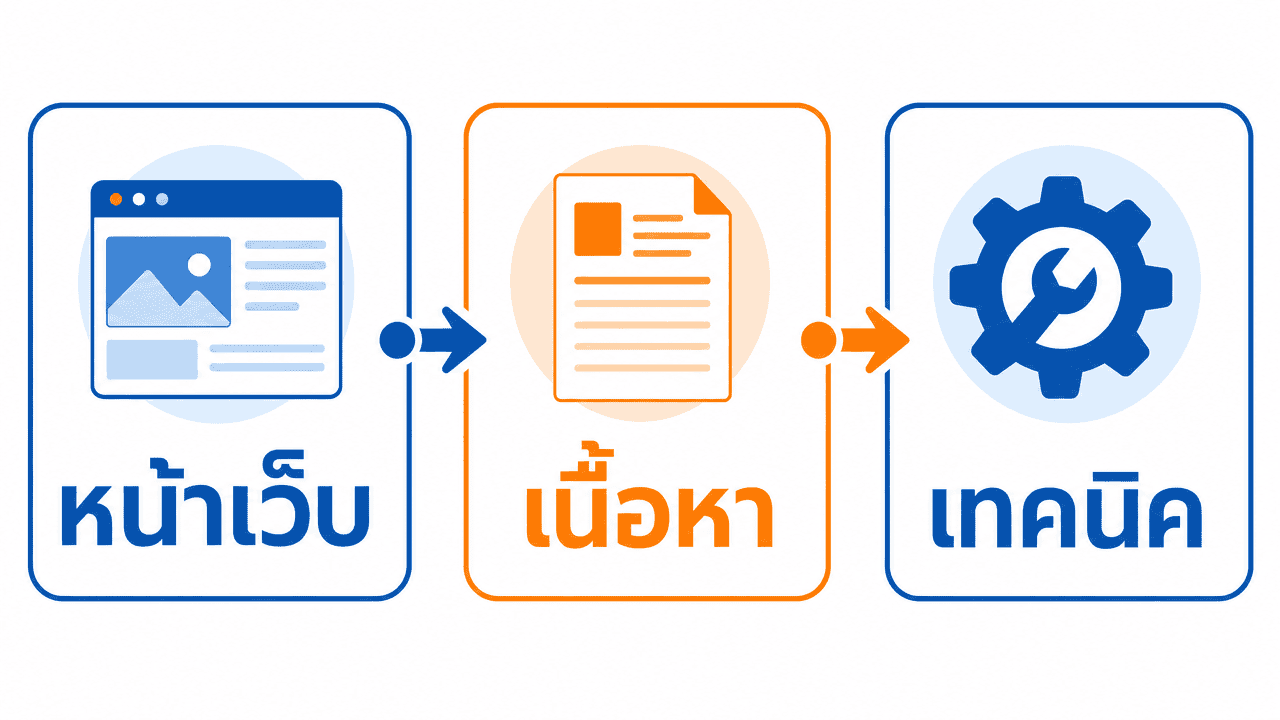 On Page SEO คือ อะไร? คู่มือ+Checklist 2026 4 on page seo checklist 3 กลุ่มหลักที่ต้องตรวจสอบ