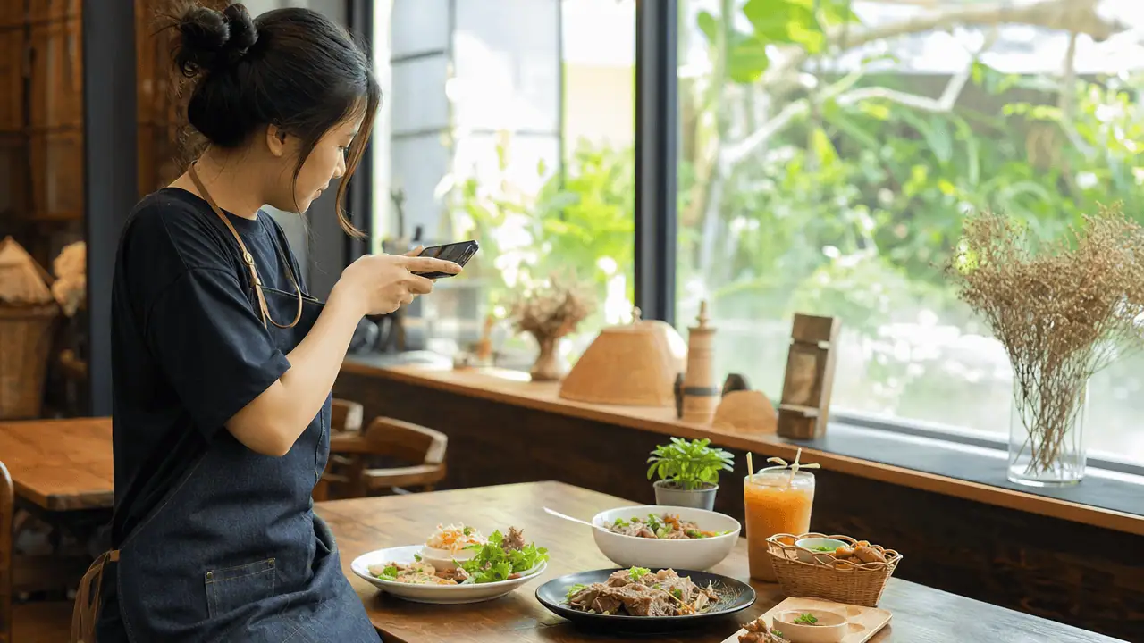 รับทำ Google Business Profile หาดใหญ่ | เจอลูกค้าก่อนคู่แข่ง 4 เจ้าของร้านถ่ายรูปสินค้าเพื่ออัปเดตรูปภาพในการดูแล google business profile หาดใหญ่